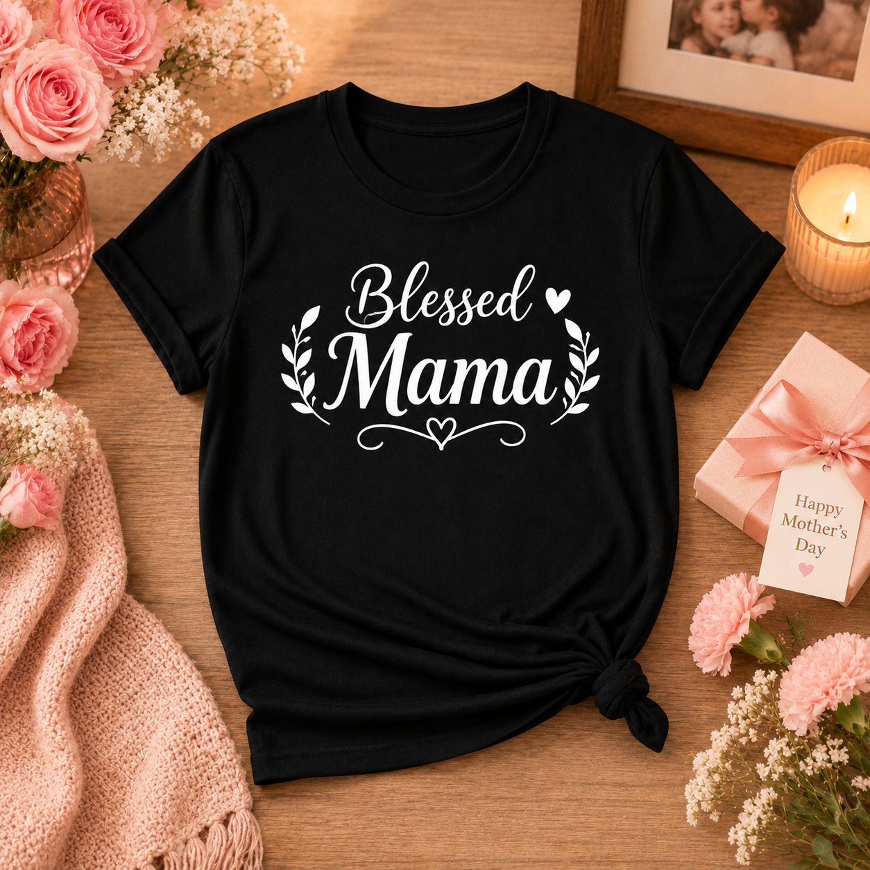 Mother's Day Vinyl T-Shirt